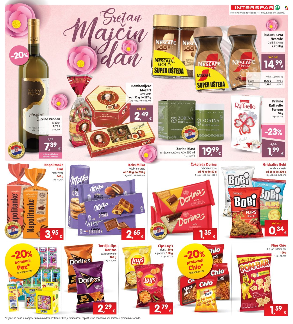 INTERSPAR katalog - 07.05.2025. - 13.05.2025. Stranica 13