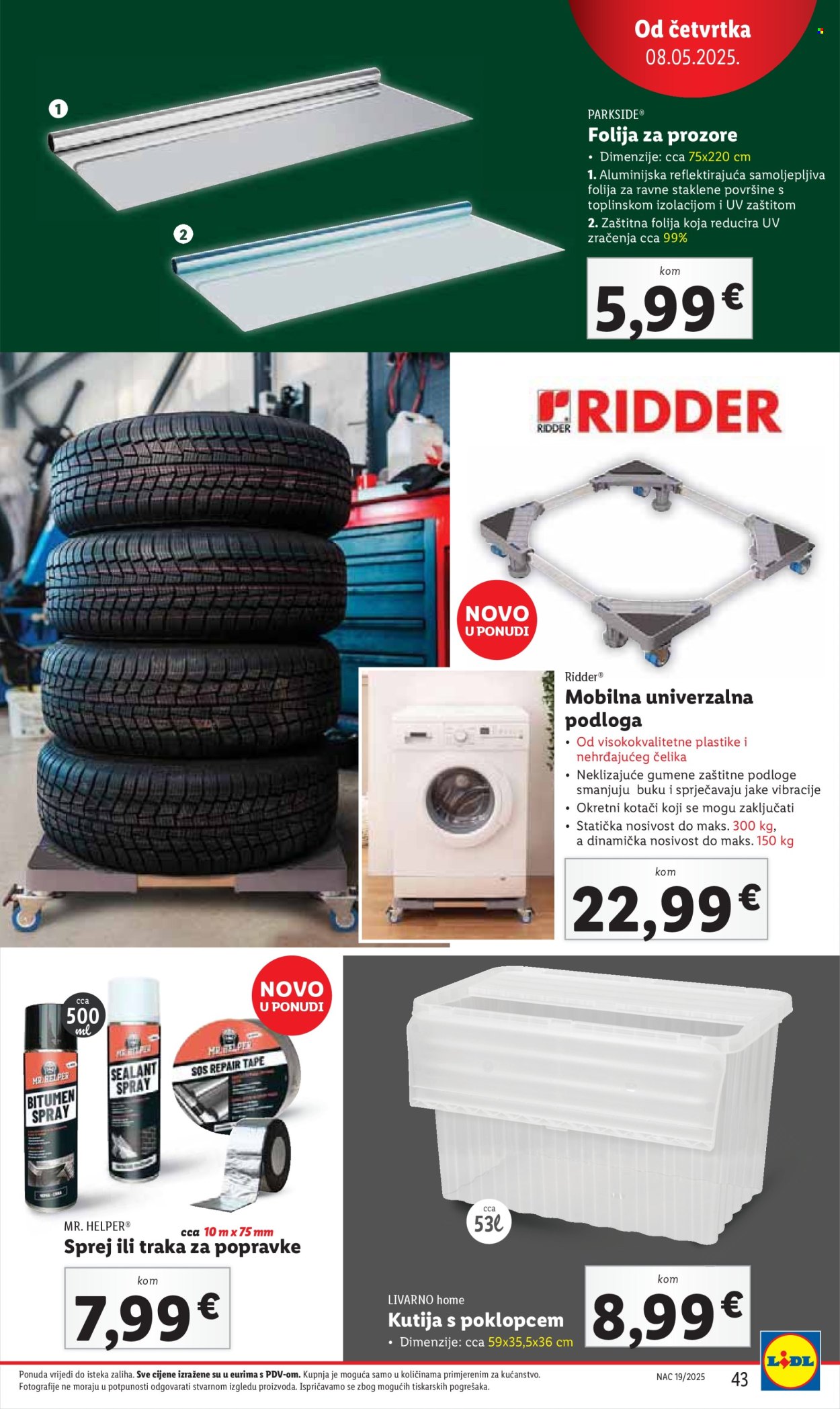 Lidl katalog - 08.05.2025. - 11.05.2025. Stranica 43