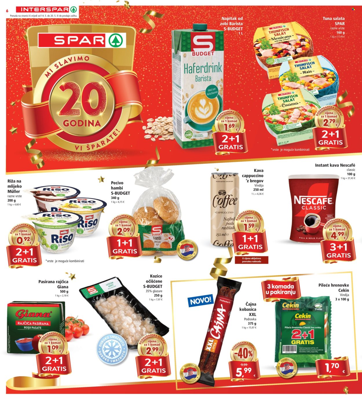 INTERSPAR katalog - 14.05.2025. - 20.05.2025. Stranica 6
