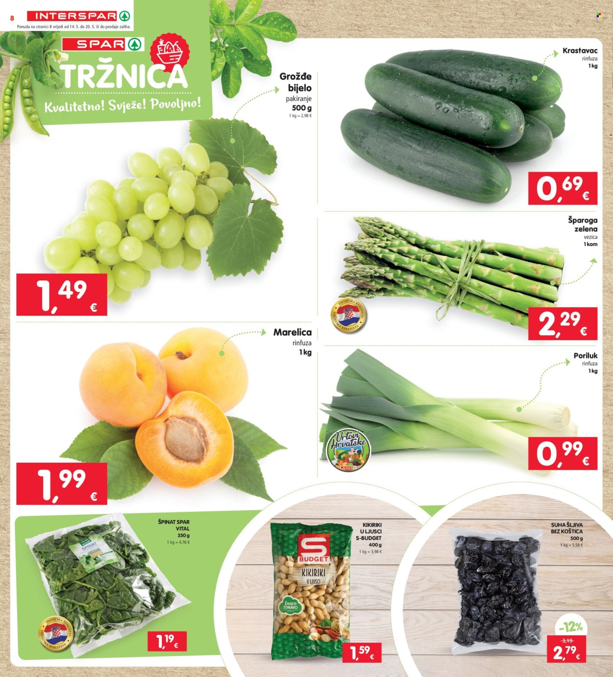 INTERSPAR katalog - 14.05.2025. - 20.05.2025. Stranica 8