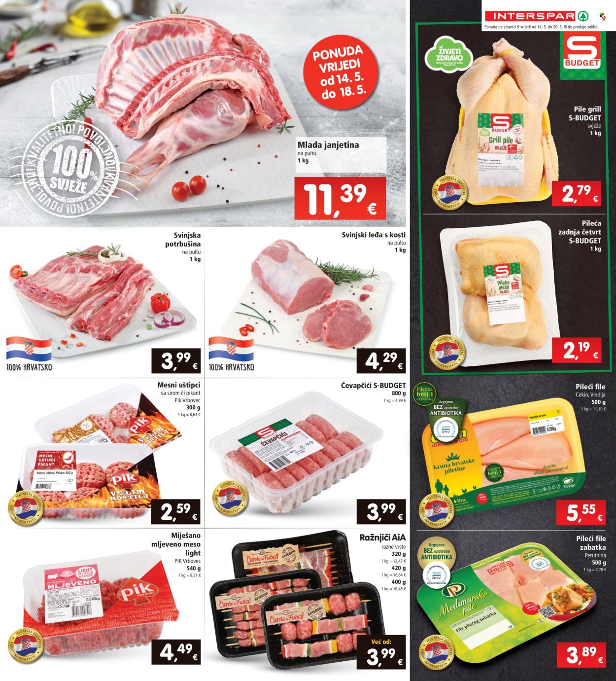 INTERSPAR katalog - 14.05.2025. - 20.05.2025. Stranica 9