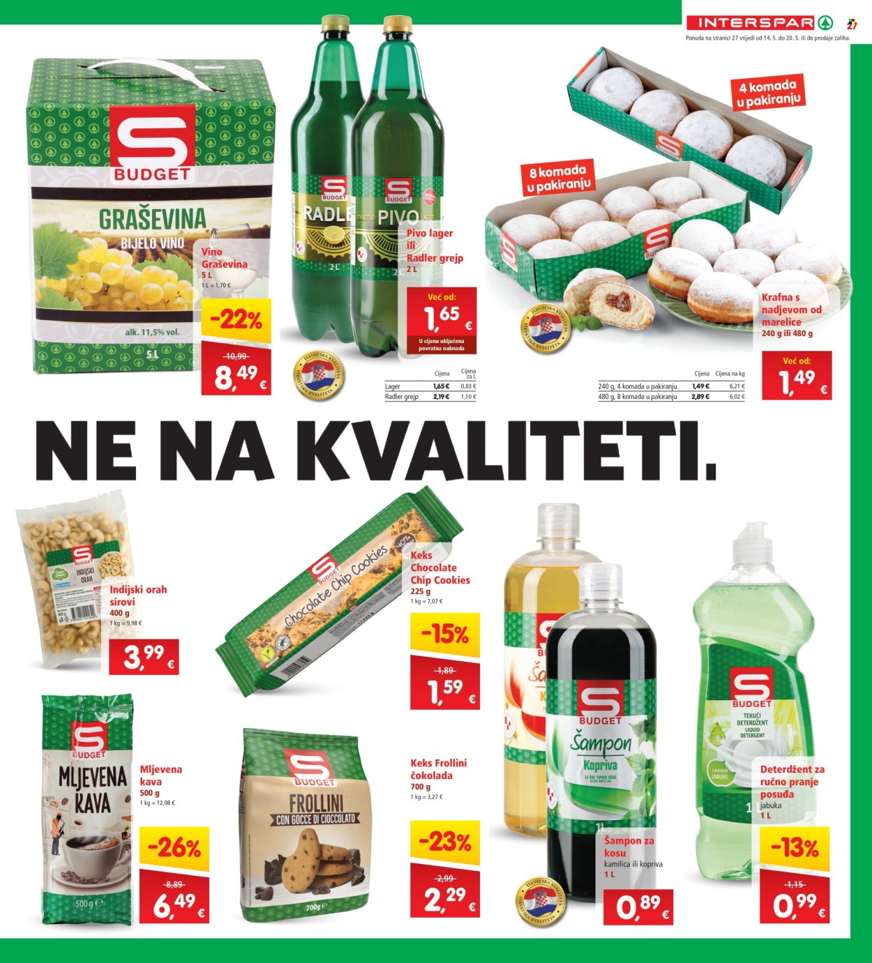 INTERSPAR katalog - 14.05.2025. - 20.05.2025. Stranica 27