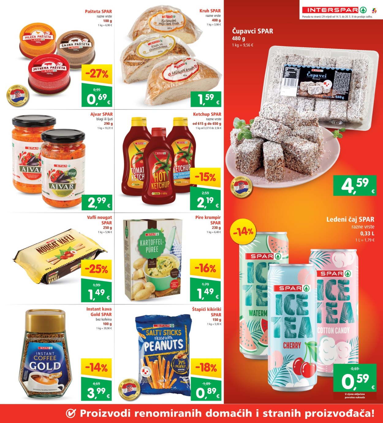 INTERSPAR katalog - 14.05.2025. - 20.05.2025. Stranica 29