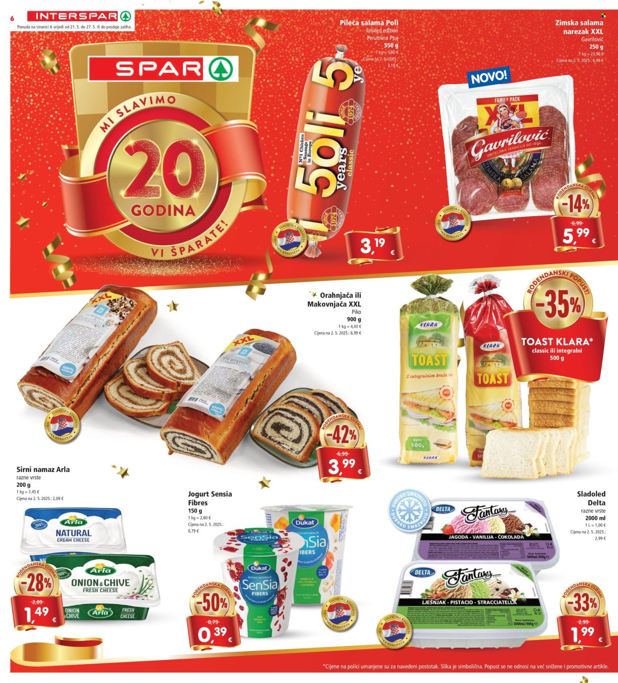 INTERSPAR katalog - 21.05.2025. - 27.05.2025. Stranica 6