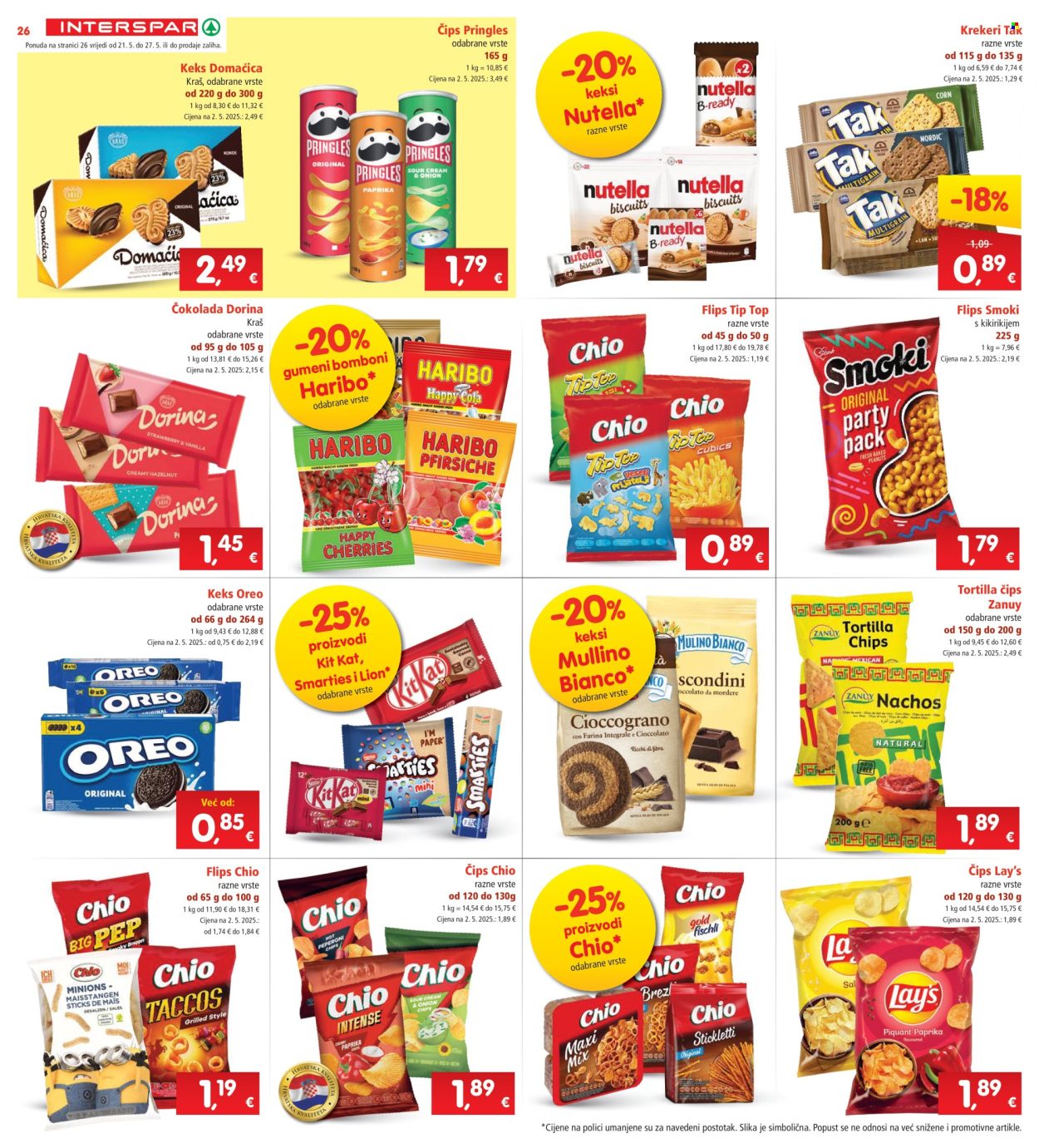 INTERSPAR katalog - 21.05.2025. - 27.05.2025. Stranica 26
