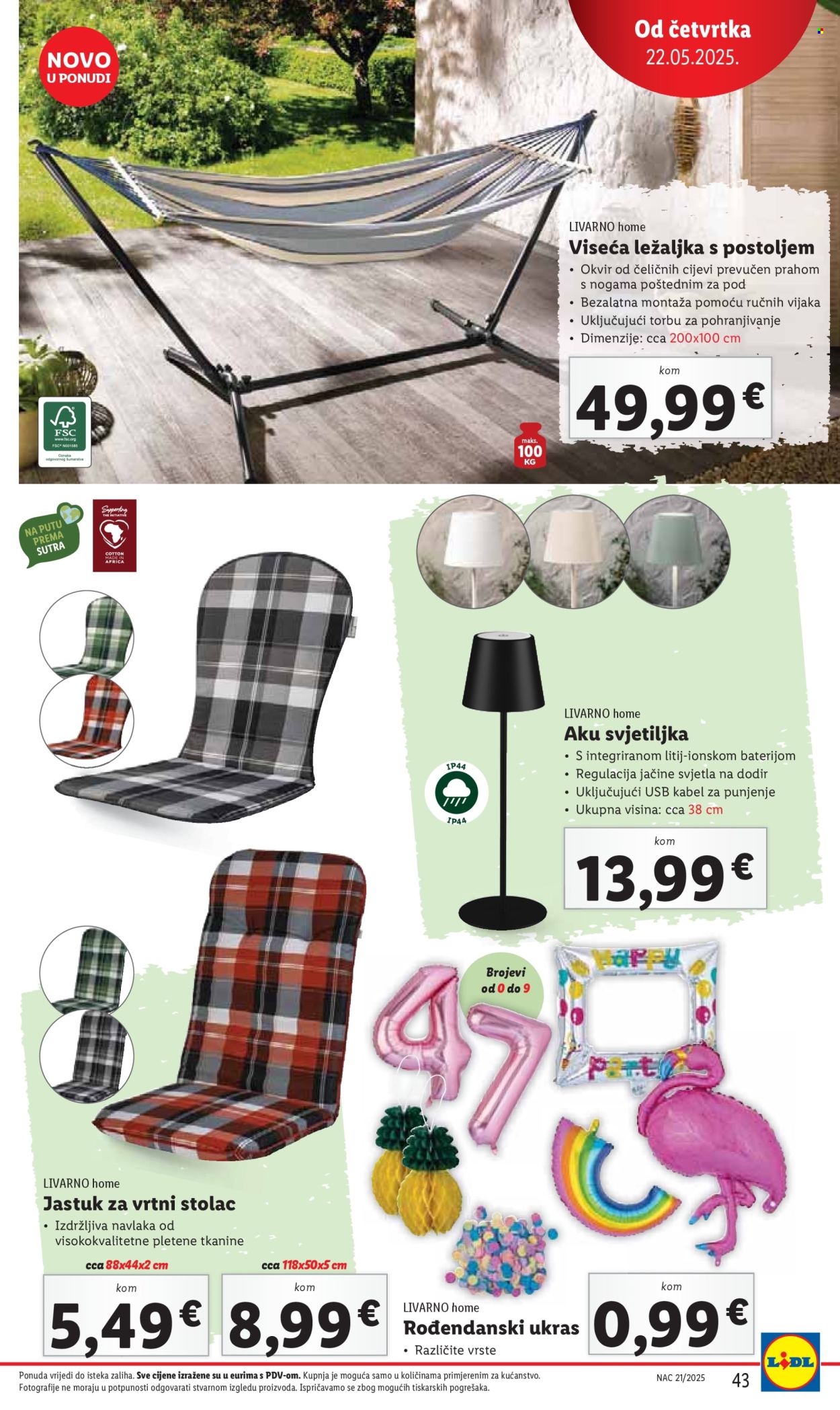 Lidl katalog - 22.05.2025. - 25.05.2025. Stranica 43