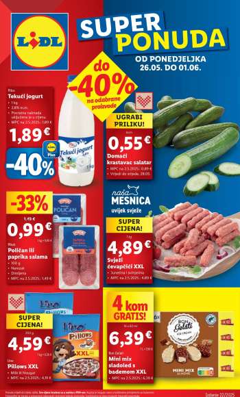 Lidl katalog - 26.05.2025. - 01.06.2025.
