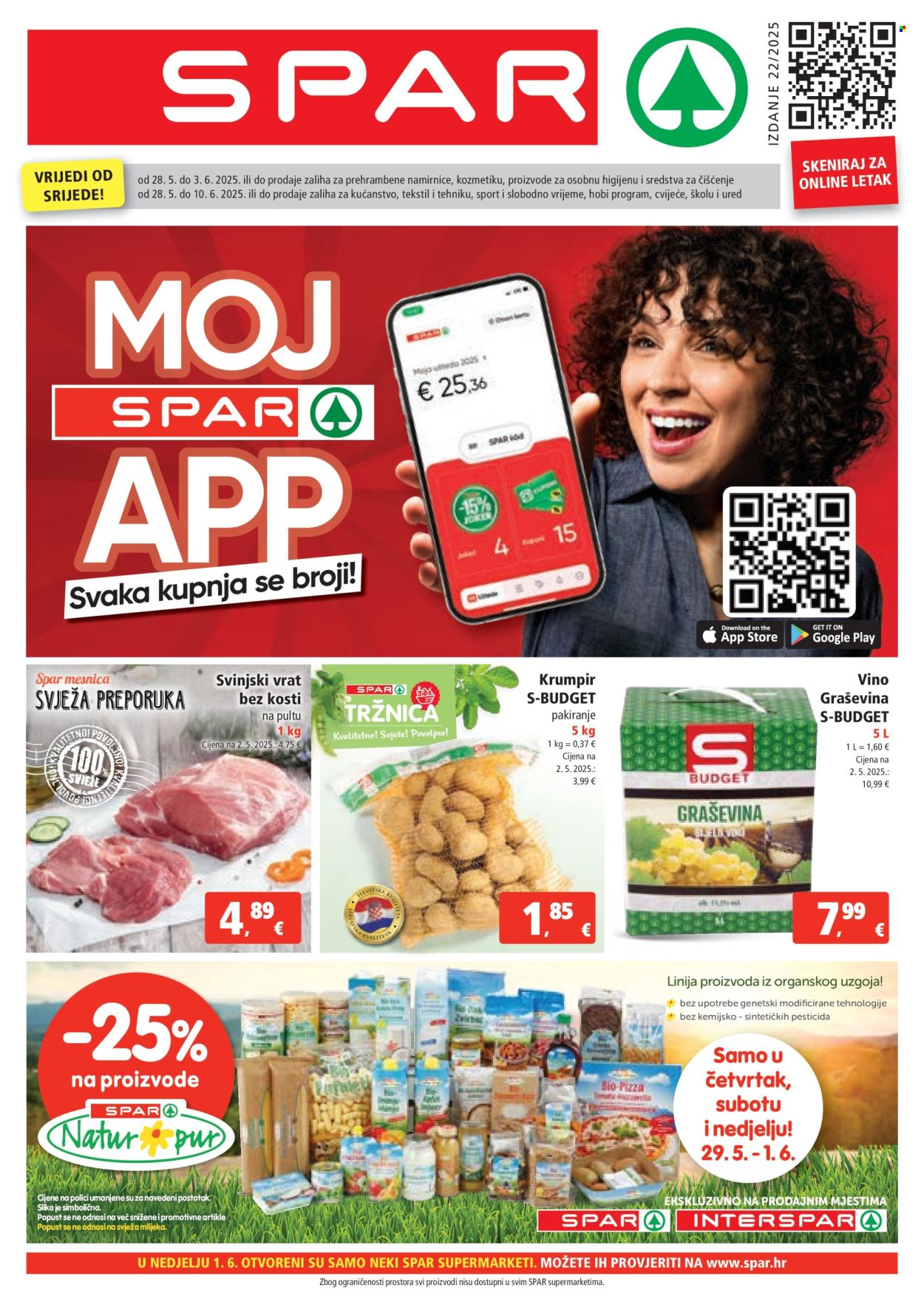 SPAR katalog - 28.05.2025. - 03.06.2025. Stranica 1