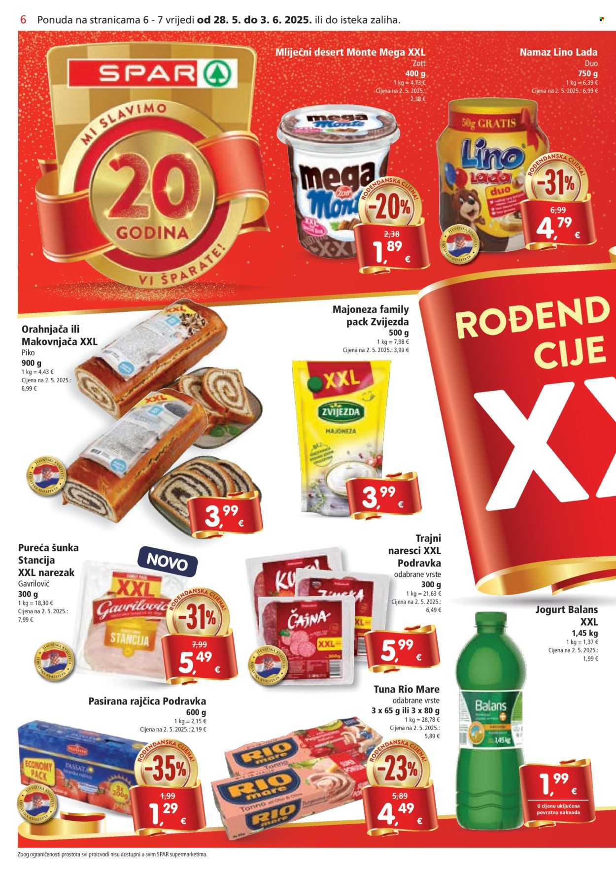 SPAR katalog - 28.05.2025. - 03.06.2025. Stranica 6