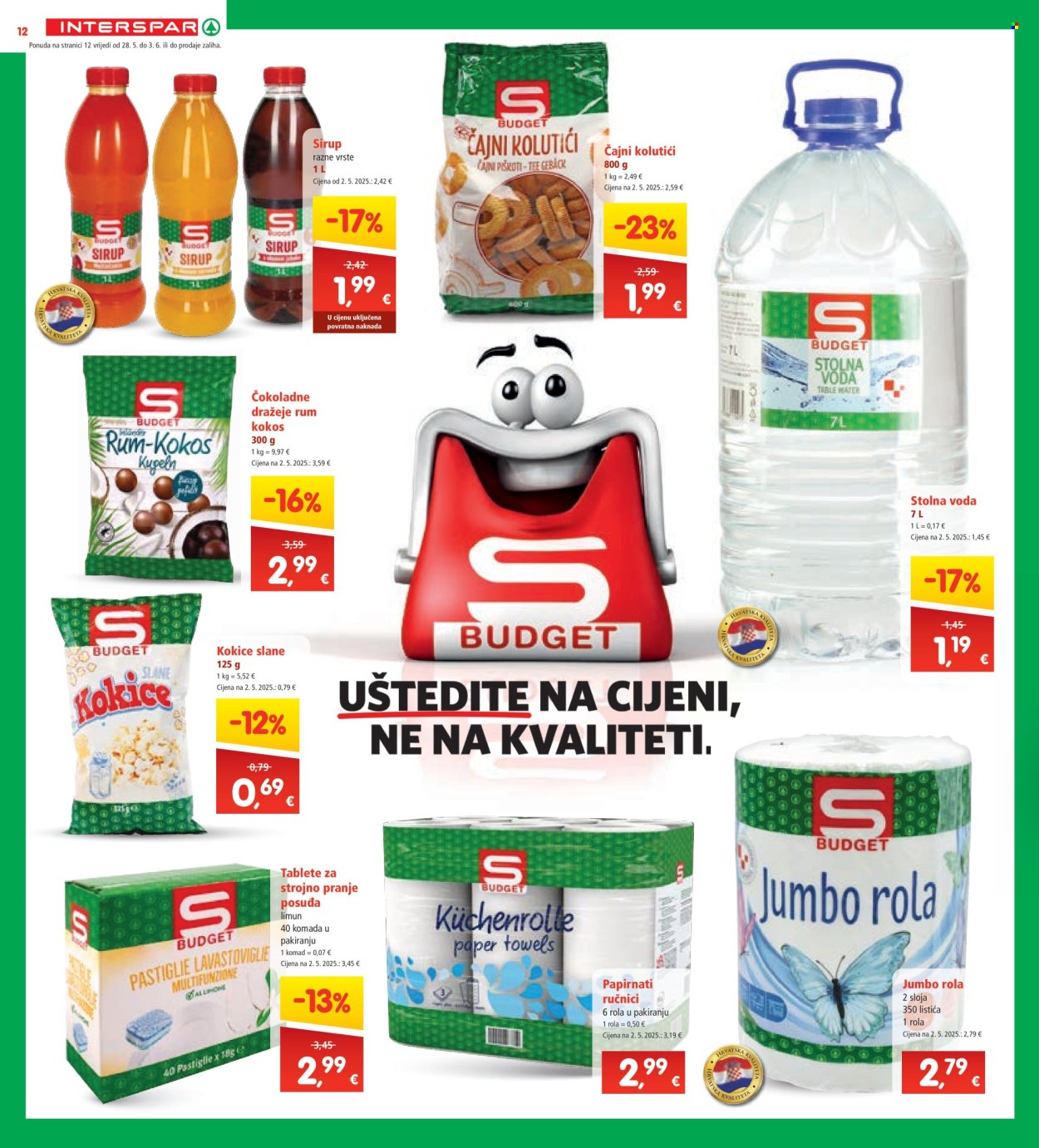 INTERSPAR katalog - 28.05.2025. - 03.06.2025. Stranica 12