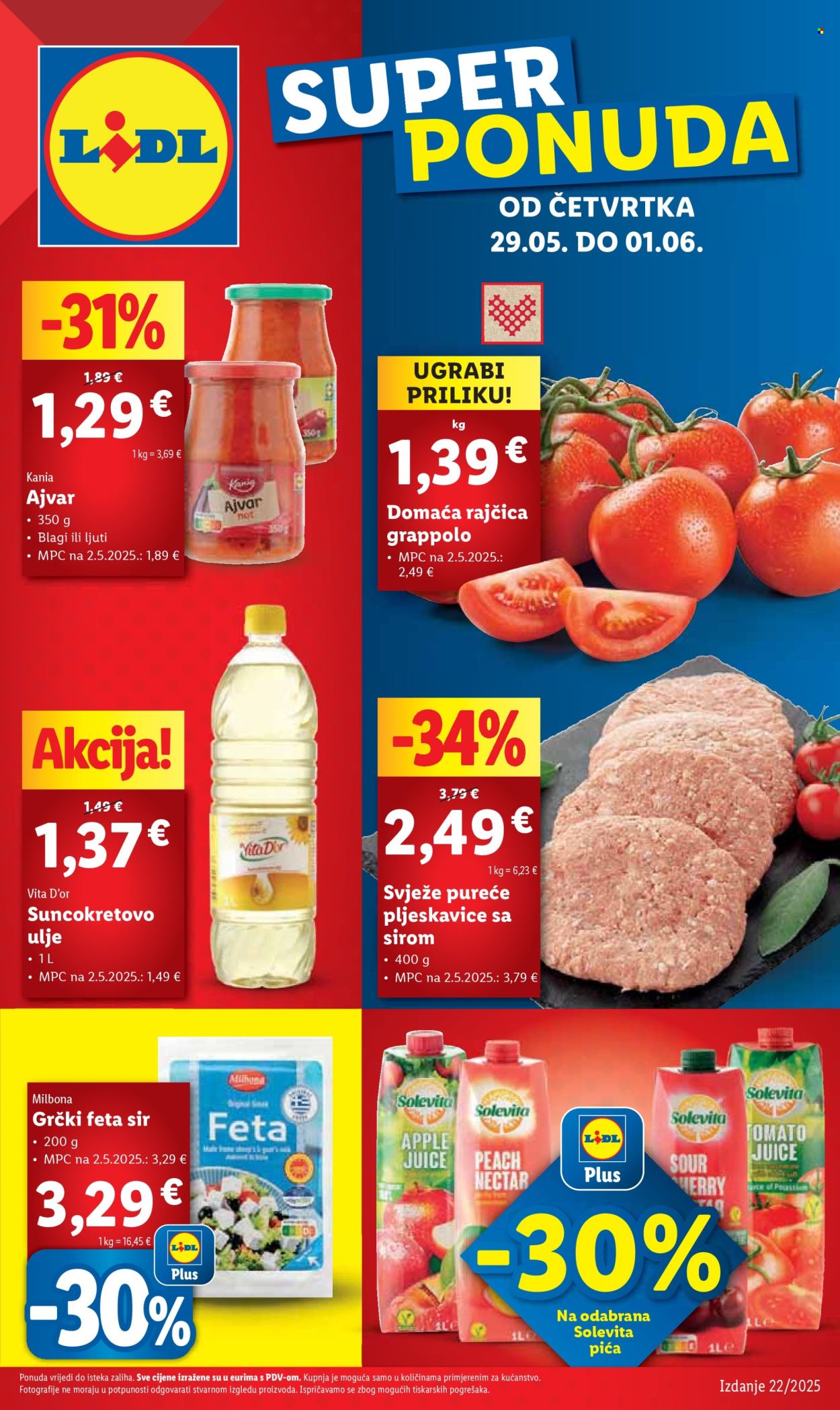 Lidl katalog - 29.05.2025. - 01.06.2025. Stranica 1