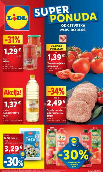 Lidl katalog - 29.05.2025. - 01.06.2025.