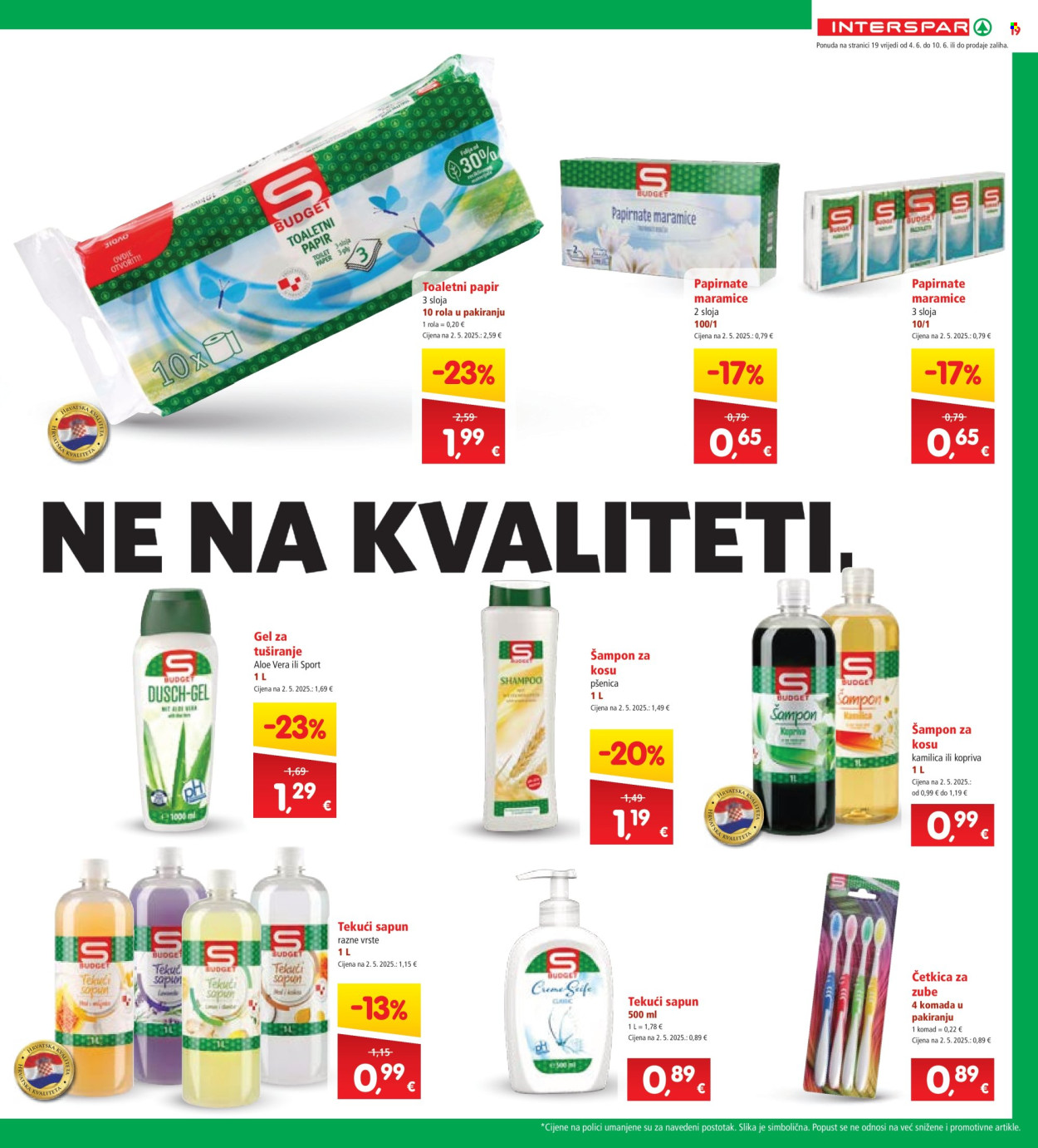 INTERSPAR katalog - 04.06.2025. - 10.06.2025. Stranica 19