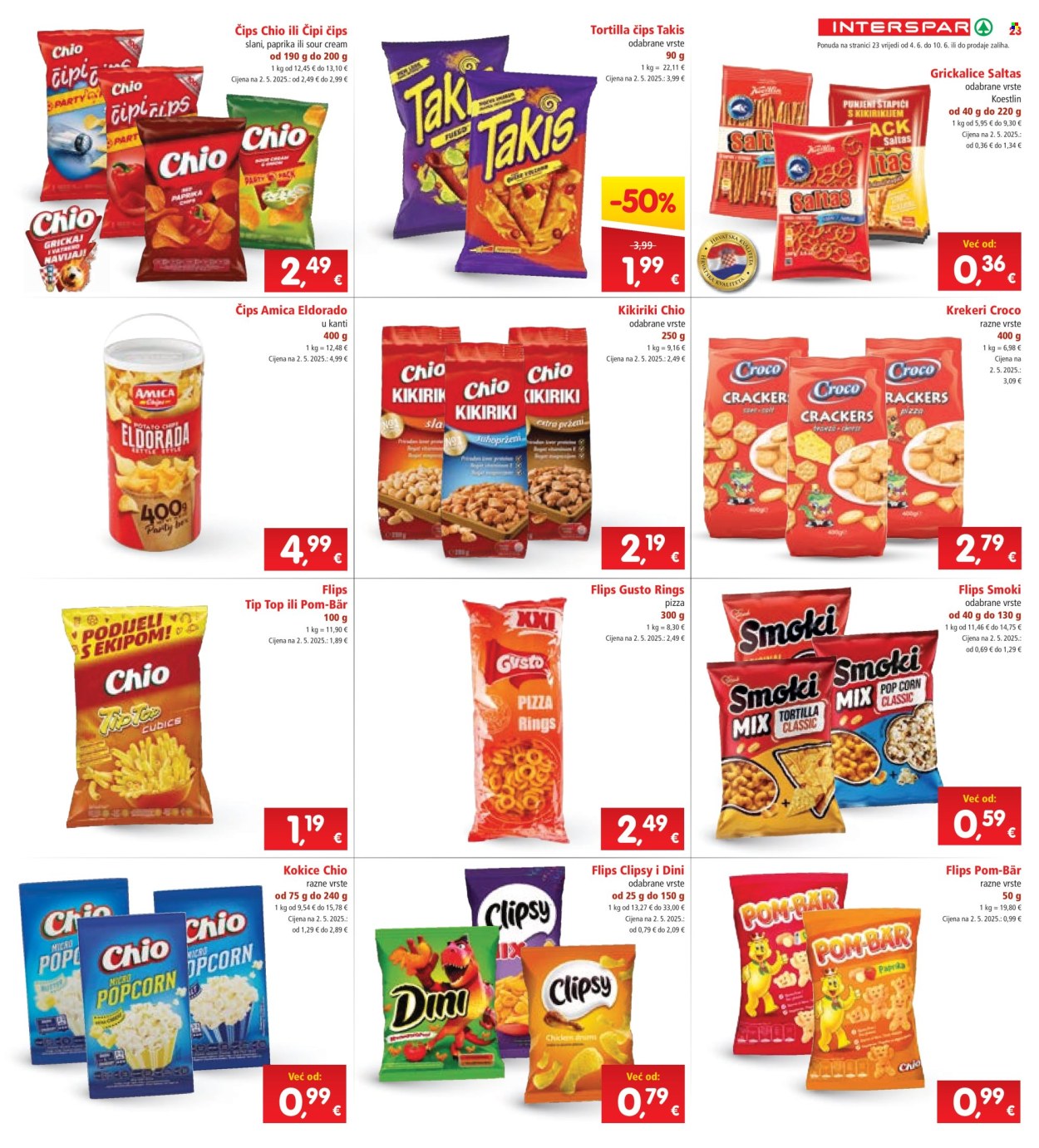 INTERSPAR katalog - 04.06.2025. - 10.06.2025. Stranica 23