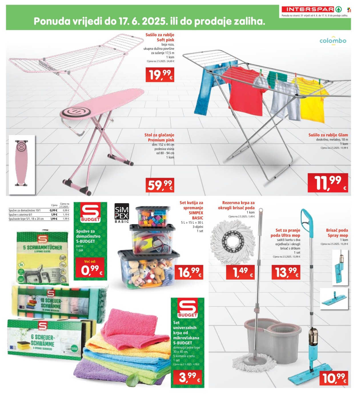 INTERSPAR katalog - 04.06.2025. - 10.06.2025. Stranica 31