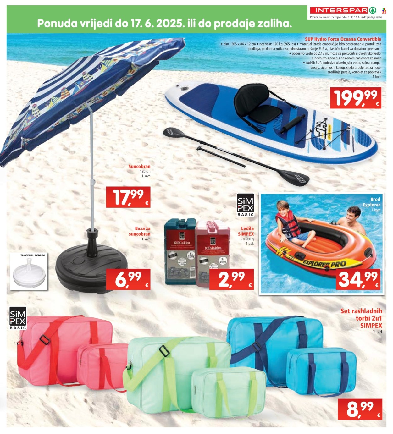 INTERSPAR katalog - 04.06.2025. - 10.06.2025. Stranica 35