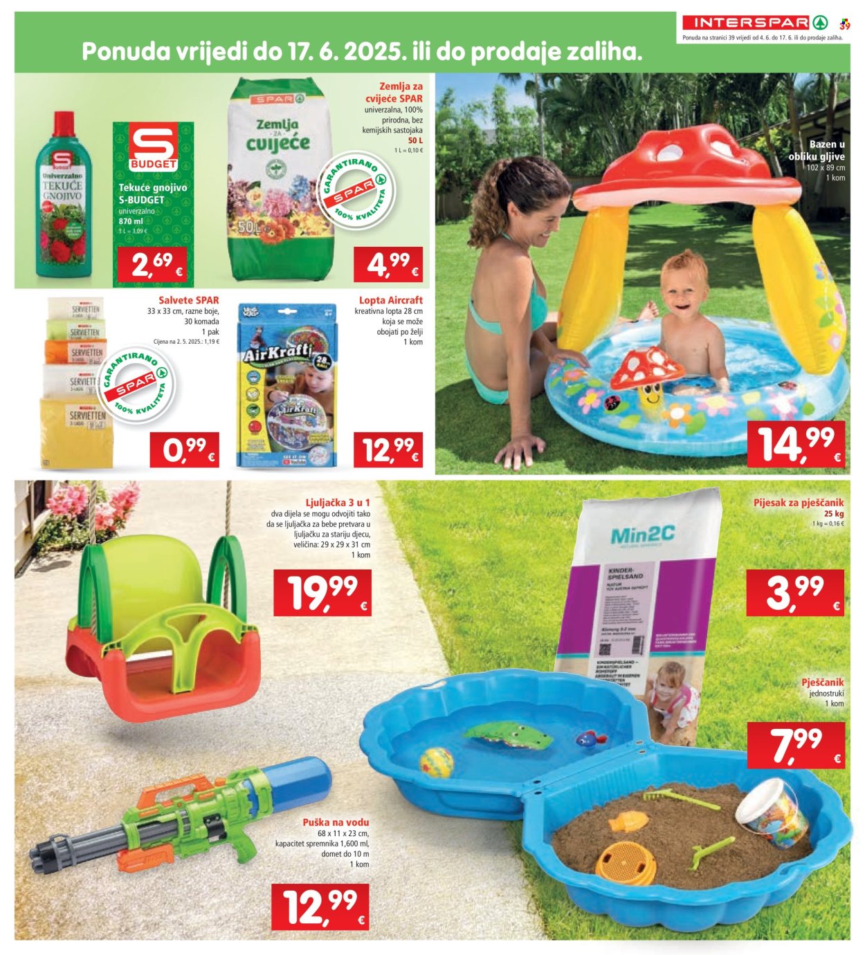 INTERSPAR katalog - 04.06.2025. - 10.06.2025. Stranica 39