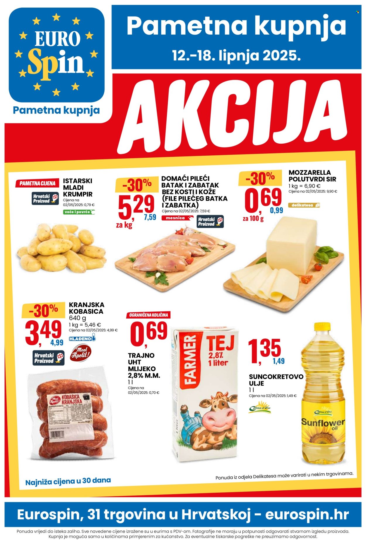 Eurospin katalog - 12.06.2025. - 18.06.2025. Stranica 1