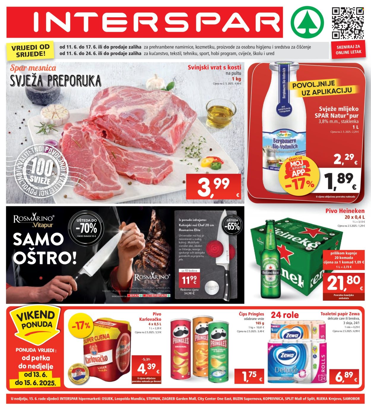 INTERSPAR katalog - 11.06.2025. - 17.06.2025. Stranica 1