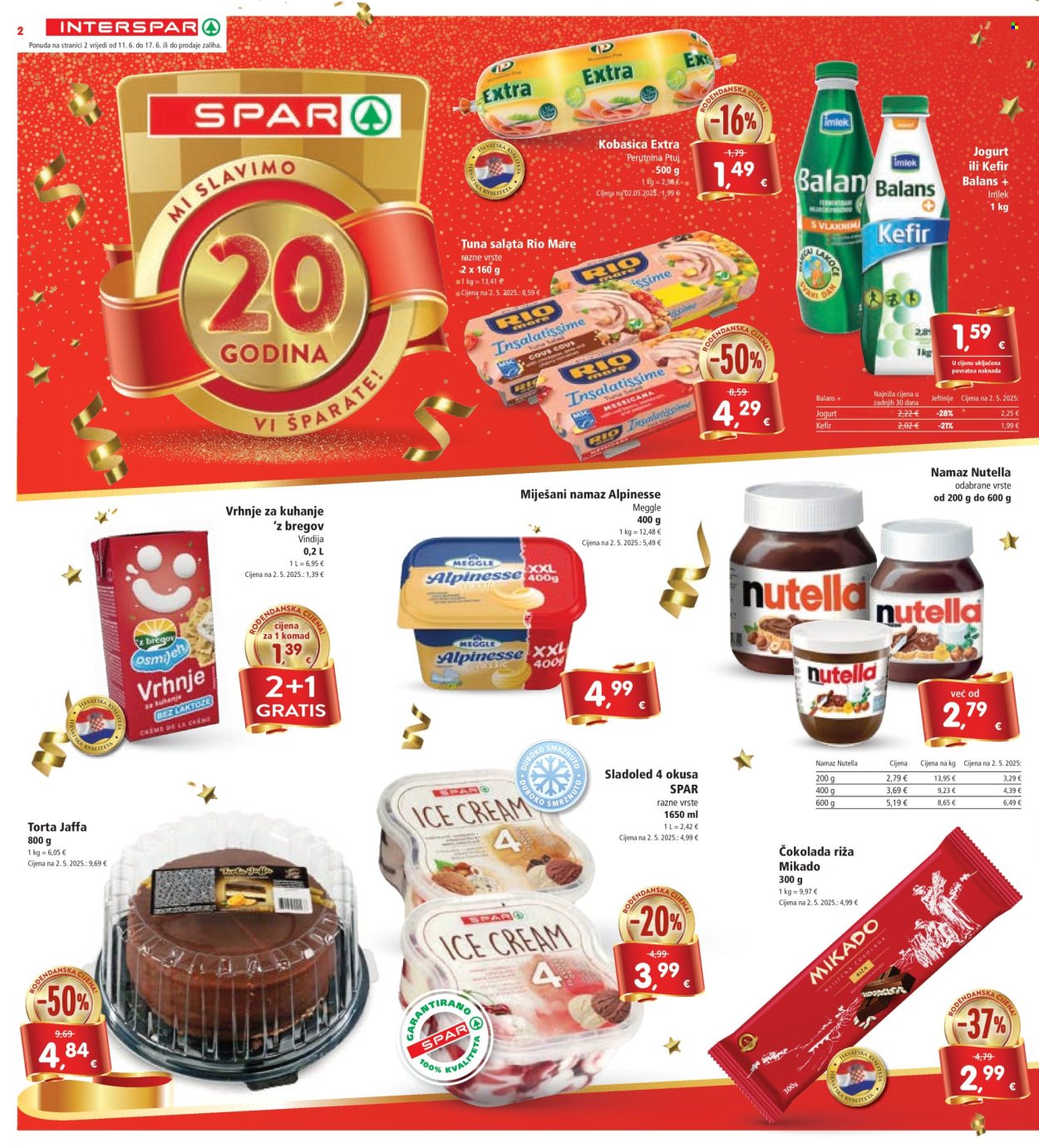 INTERSPAR katalog - 11.06.2025. - 17.06.2025. Stranica 2