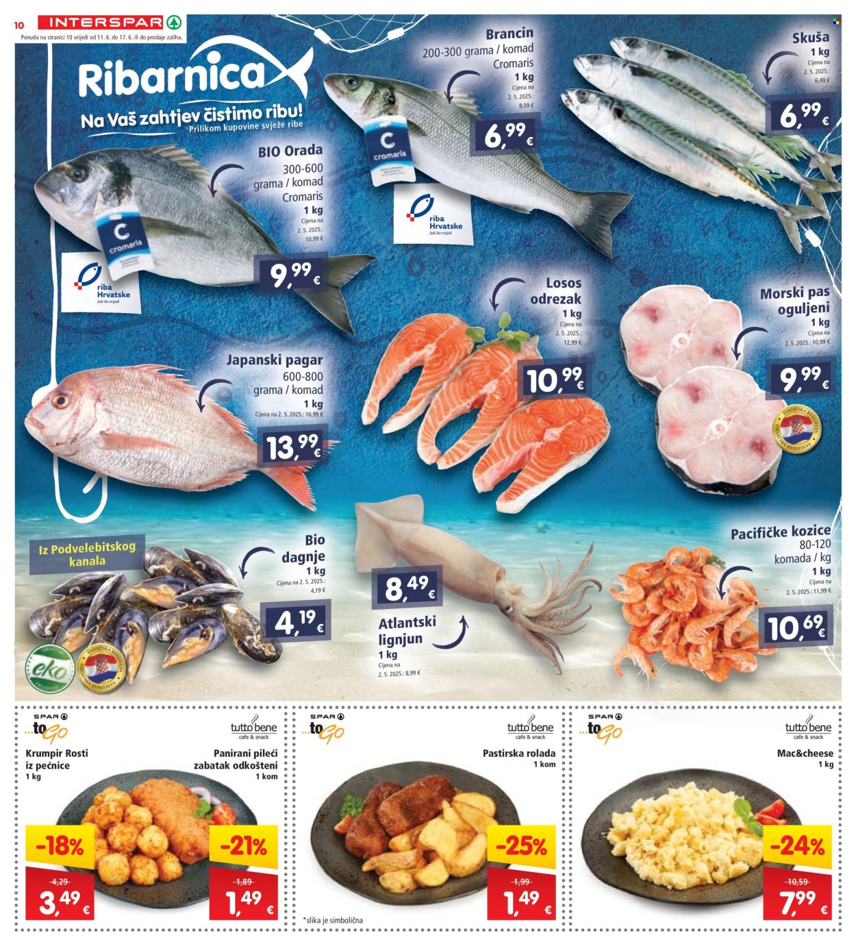 INTERSPAR katalog - 11.06.2025. - 17.06.2025. Stranica 10