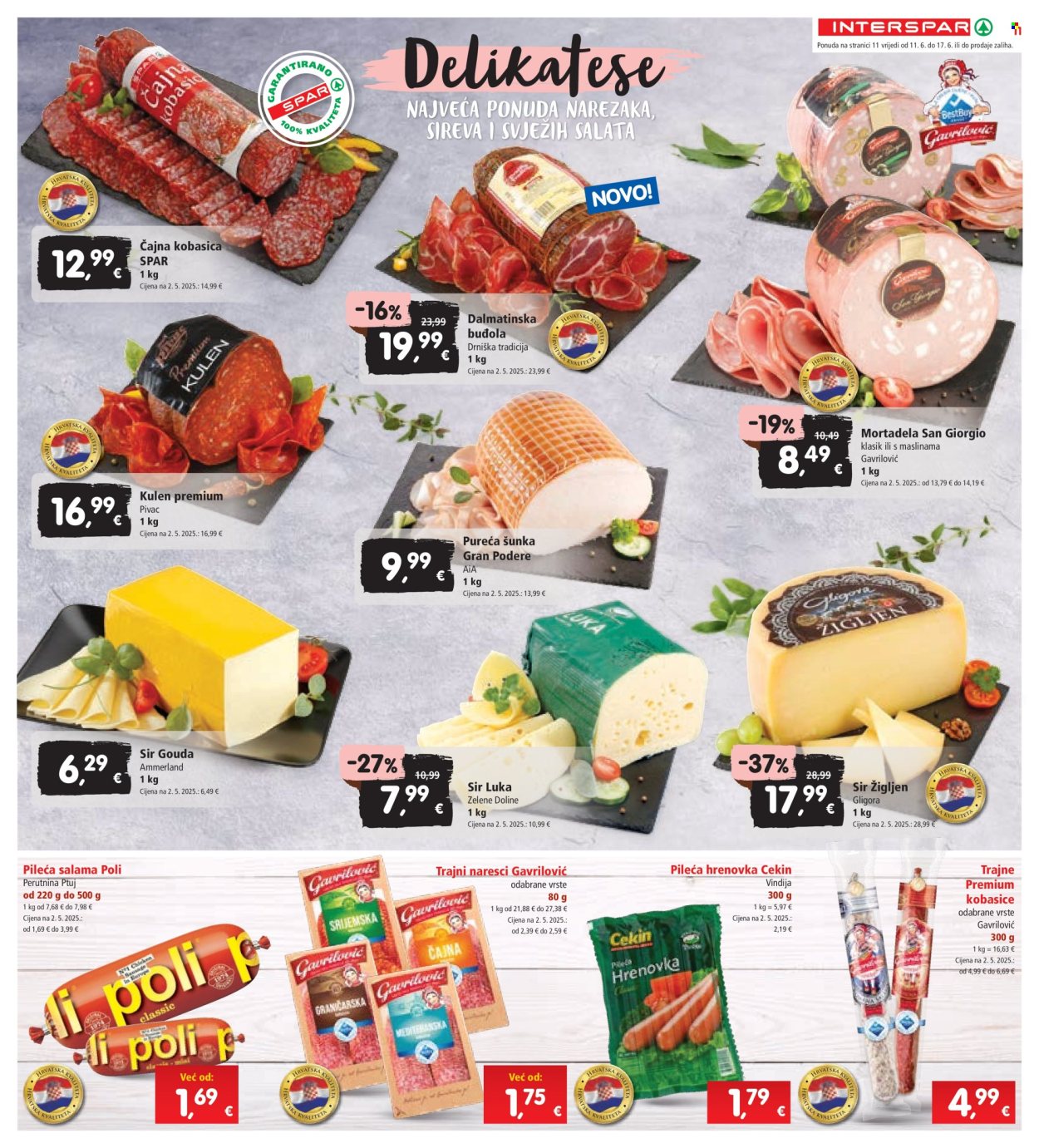 INTERSPAR katalog - 11.06.2025. - 17.06.2025. Stranica 11