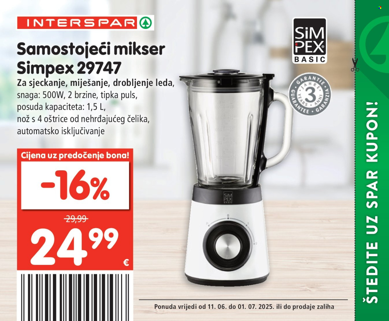 INTERSPAR katalog - 11.06.2025. - 01.07.2025. Stranica 22