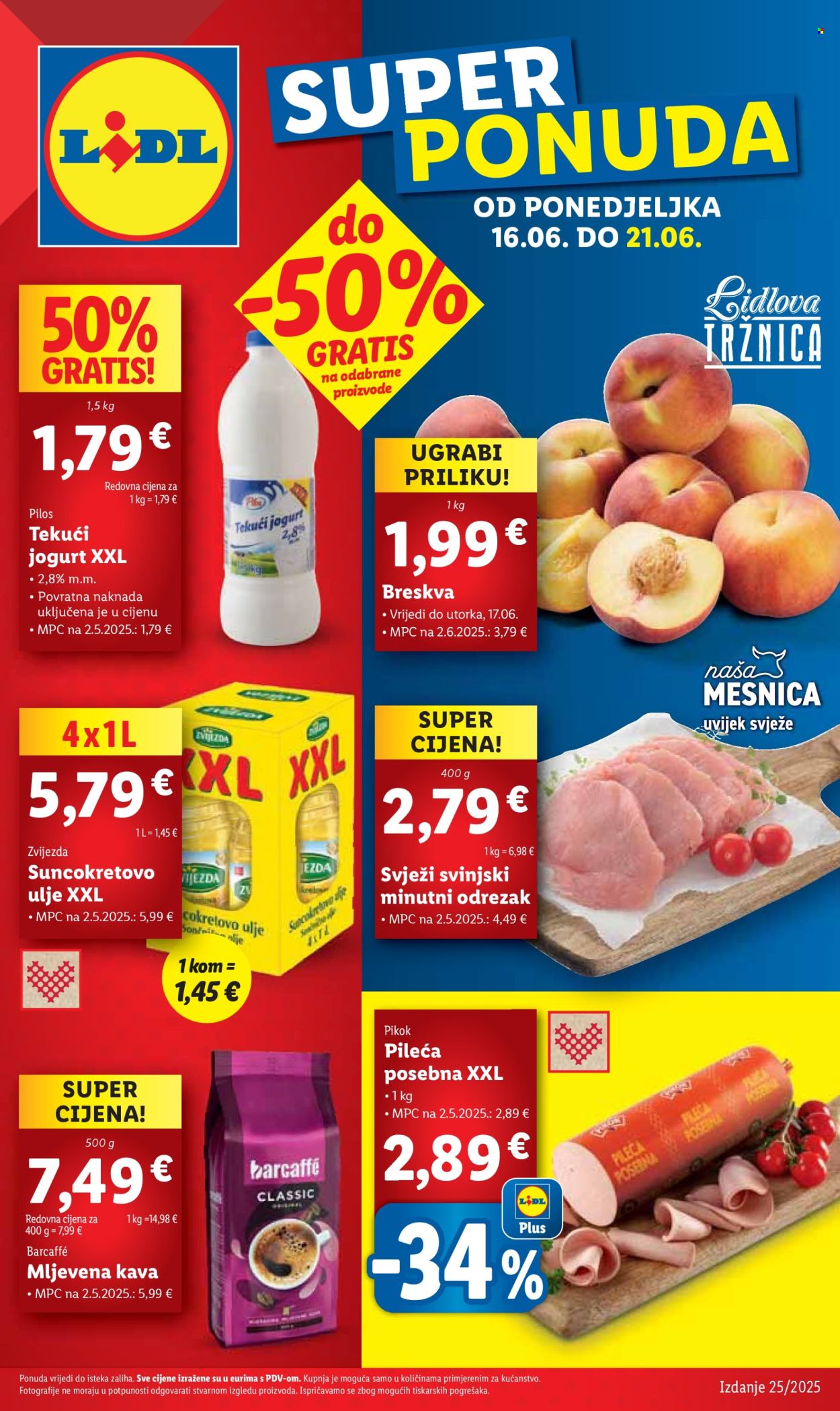 Lidl katalog - 16.06.2025. - 21.06.2025. Stranica 1