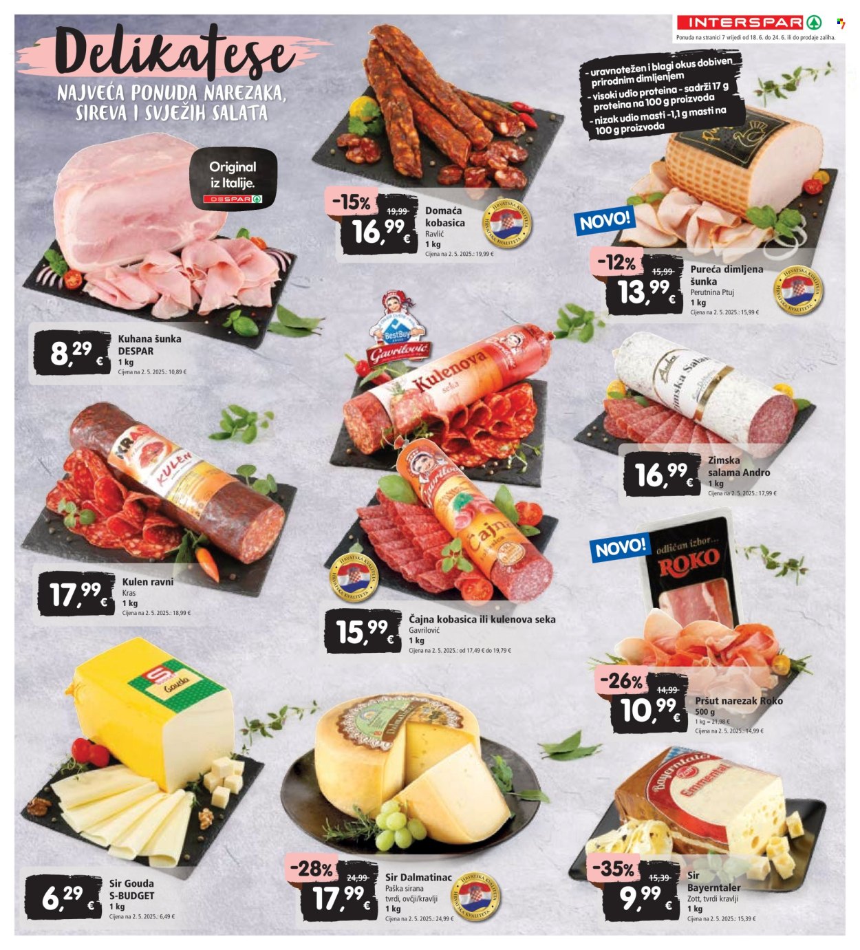 INTERSPAR katalog - 18.06.2025. - 24.06.2025. Stranica 7