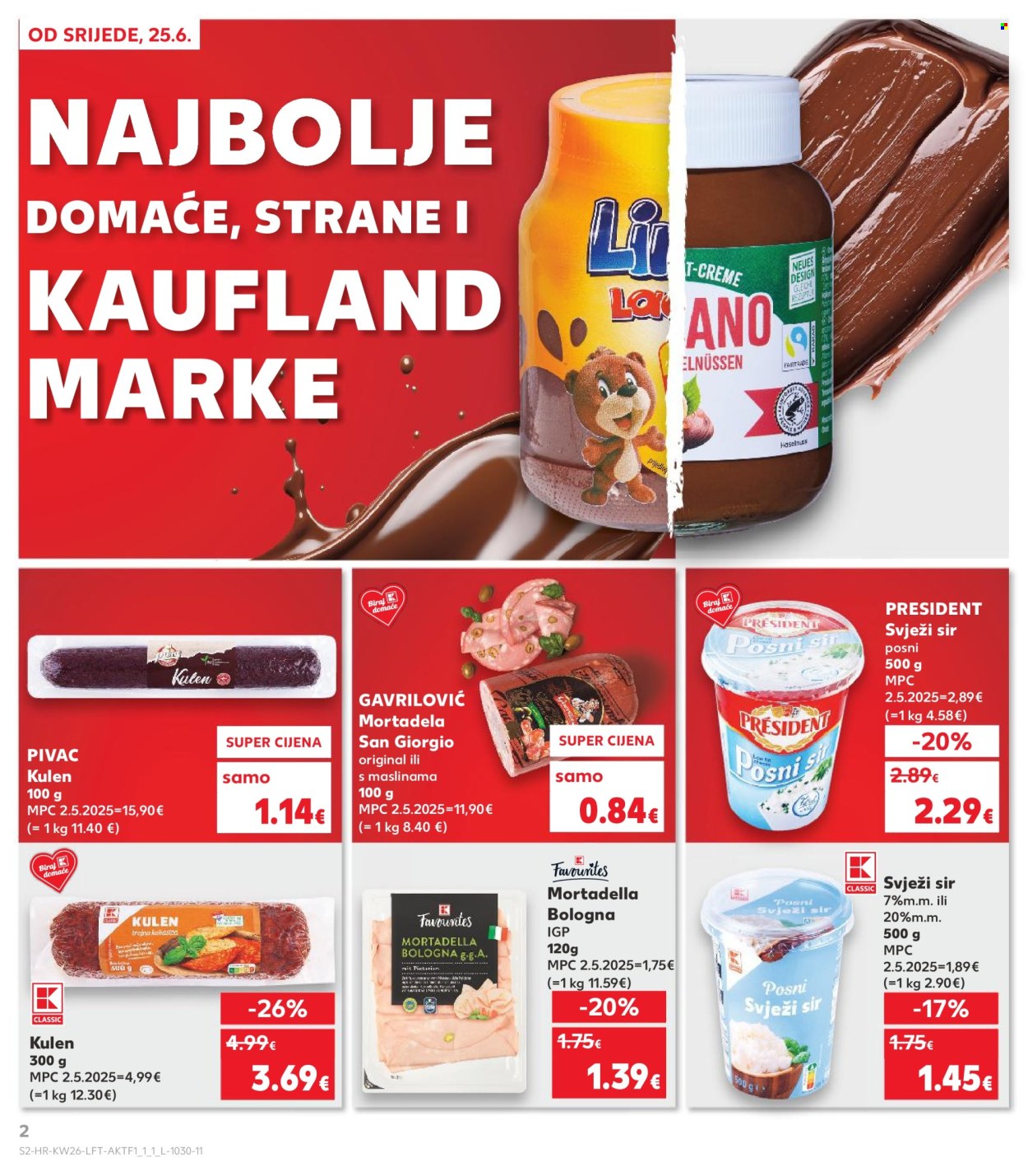 Kaufland katalog - 25.06.2025. - 01.07.2025. Stranica 2