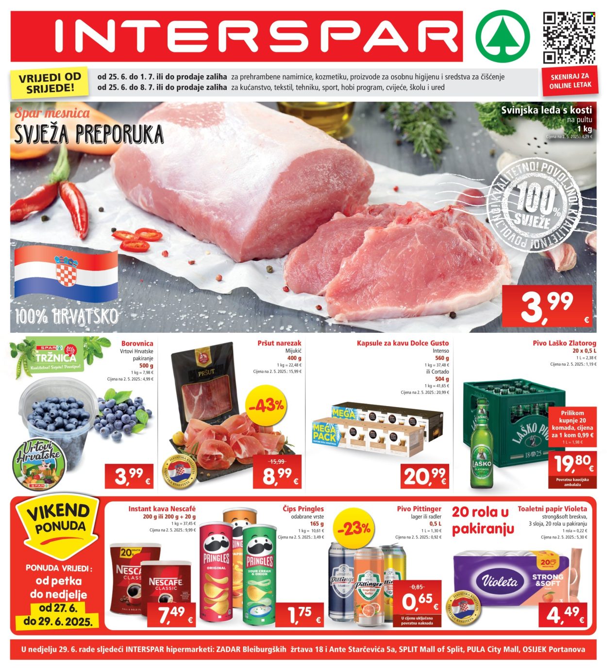 INTERSPAR katalog - 25.06.2025. - 01.07.2025. Stranica 1