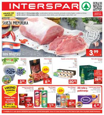 INTERSPAR katalog - 25.06.2025. - 01.07.2025.