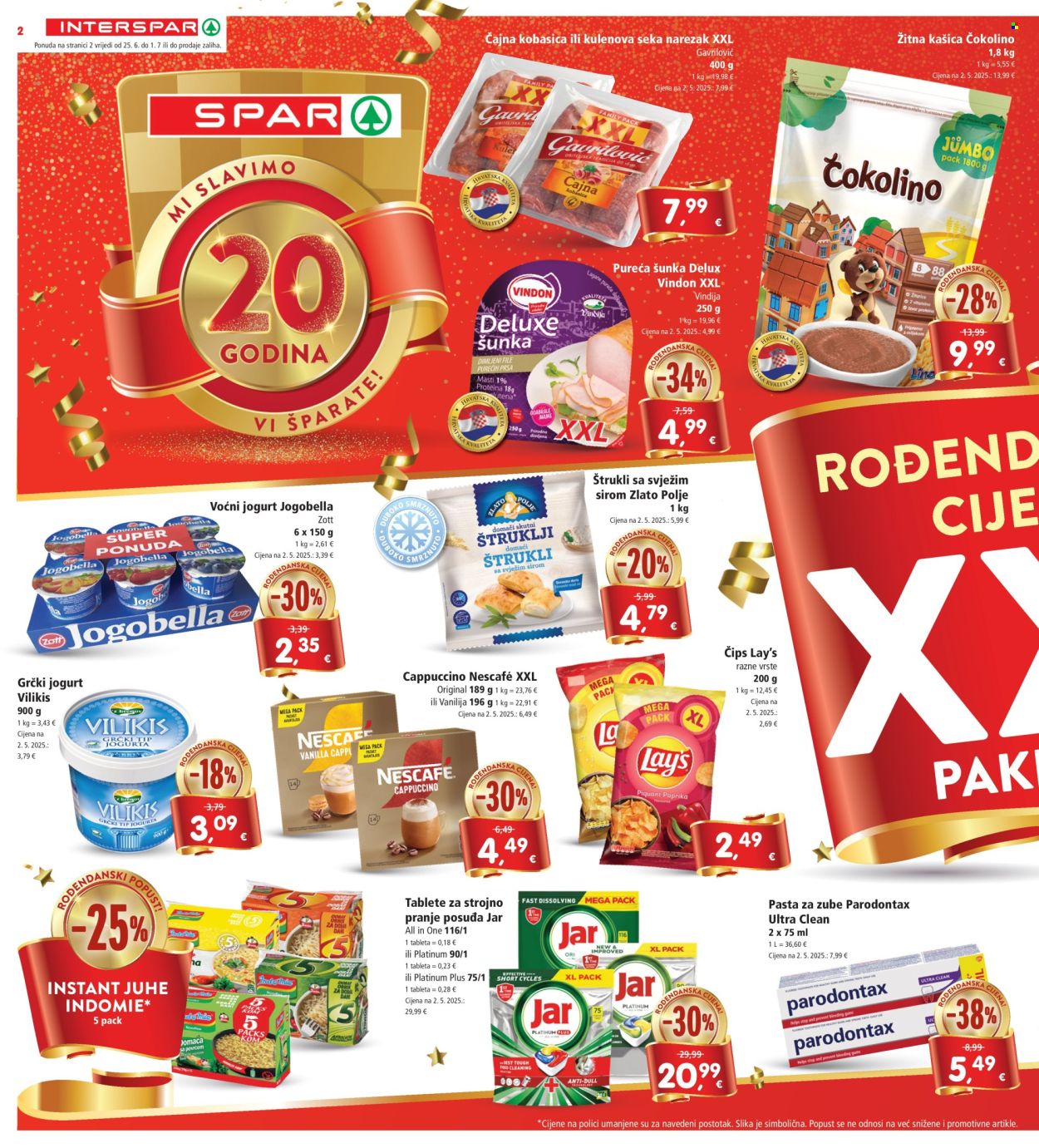 INTERSPAR katalog - 25.06.2025. - 01.07.2025. Stranica 2