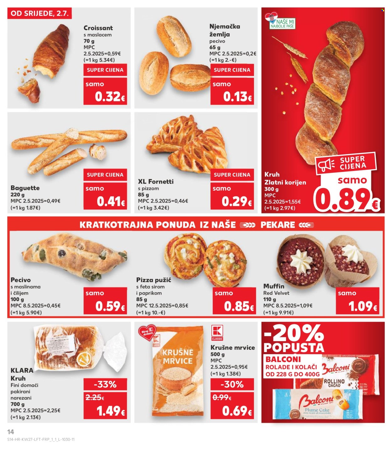 Kaufland katalog - 02.07.2025. - 08.07.2025. Stranica 14