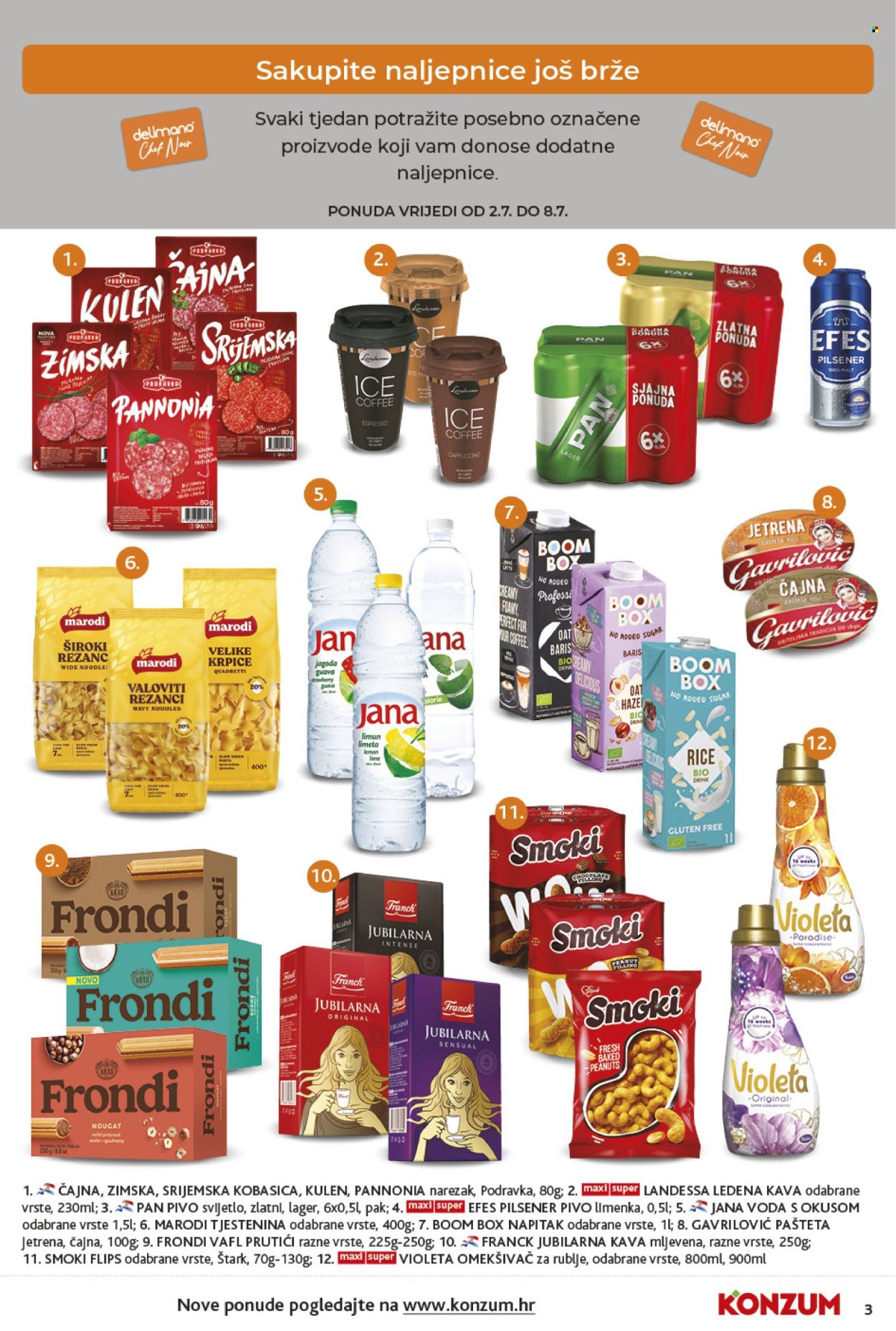 Konzum katalog - 02.07.2025. - 08.07.2025. Stranica 3