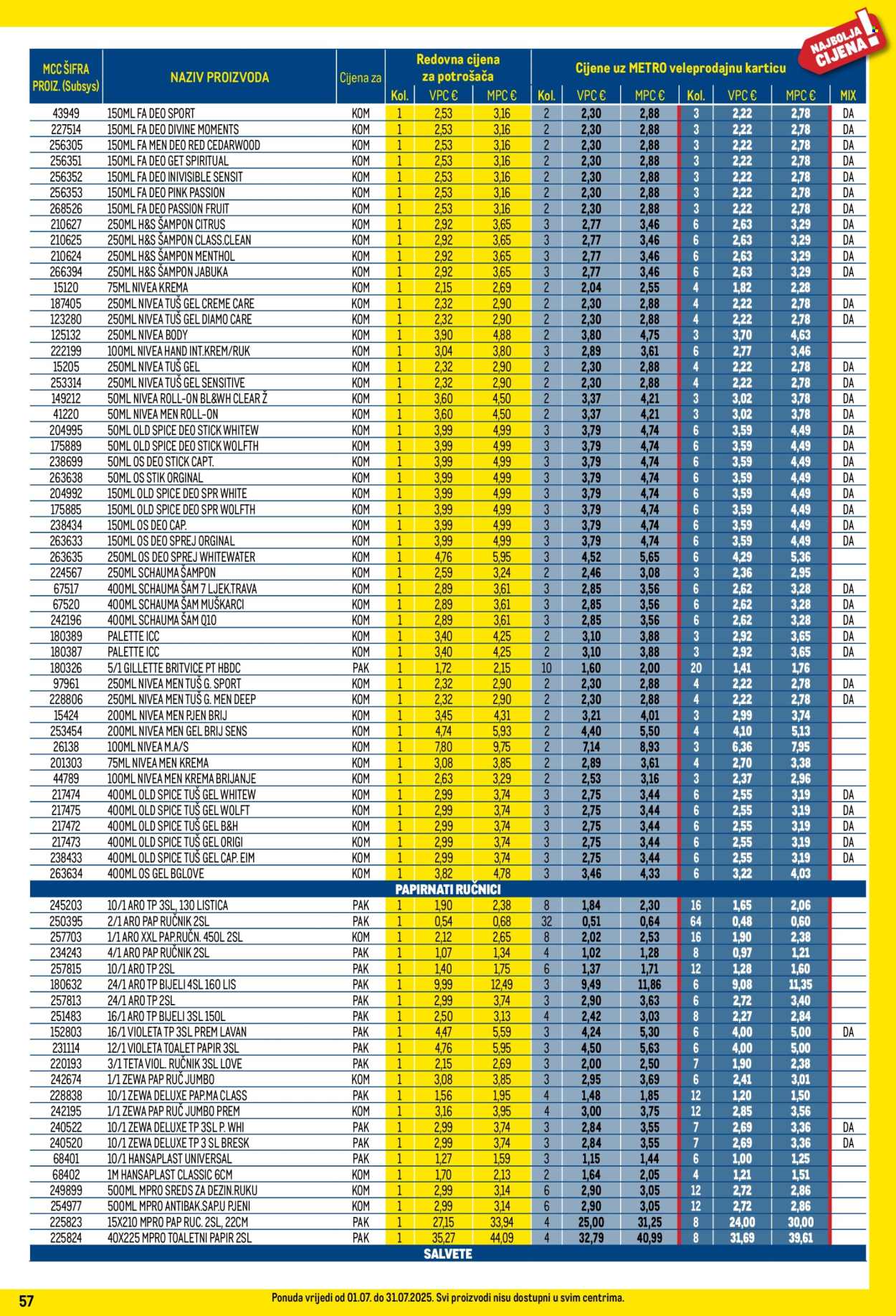 Metro katalog - 01.07.2025. - 31.07.2025. Stranica 57