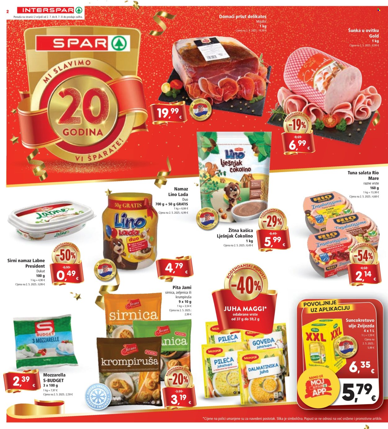 INTERSPAR katalog - 02.07.2025. - 08.07.2025. Stranica 2