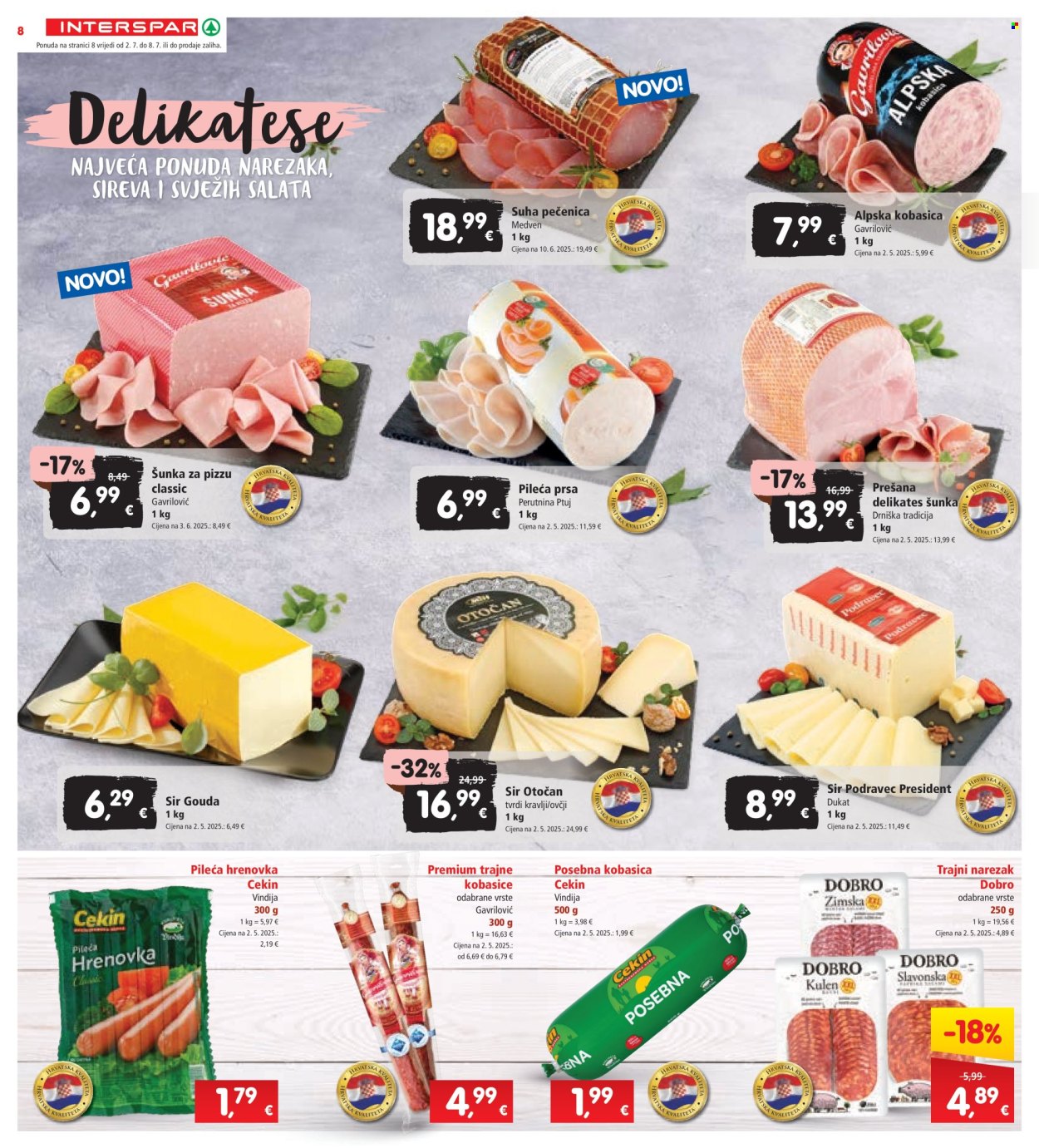 INTERSPAR katalog - 02.07.2025. - 08.07.2025. Stranica 8