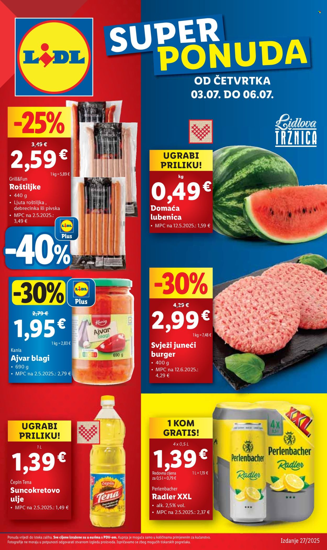 Lidl katalog - 03.07.2025. - 06.07.2025. Stranica 1