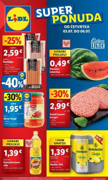 Lidl katalog - 03.07.2025. - 06.07.2025.