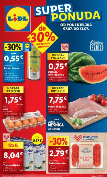 Lidl katalog - 07.07.2025. - 13.07.2025.