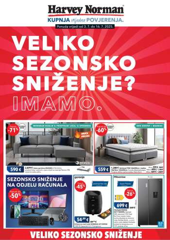 Harvey Norman katalog - 03.07.2025. - 16.07.2025.