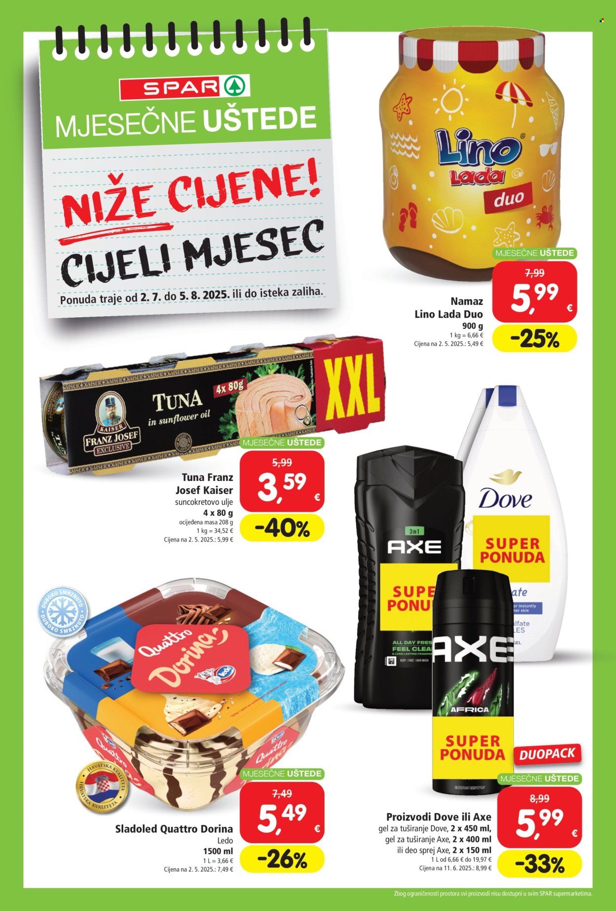 SPAR katalog - 02.07.2025. - 05.08.2025. Stranica 1