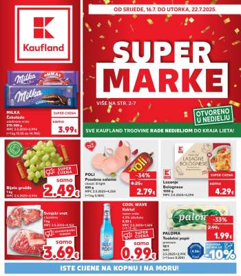 Kaufland katalog - 16.07.2025. - 22.07.2025.