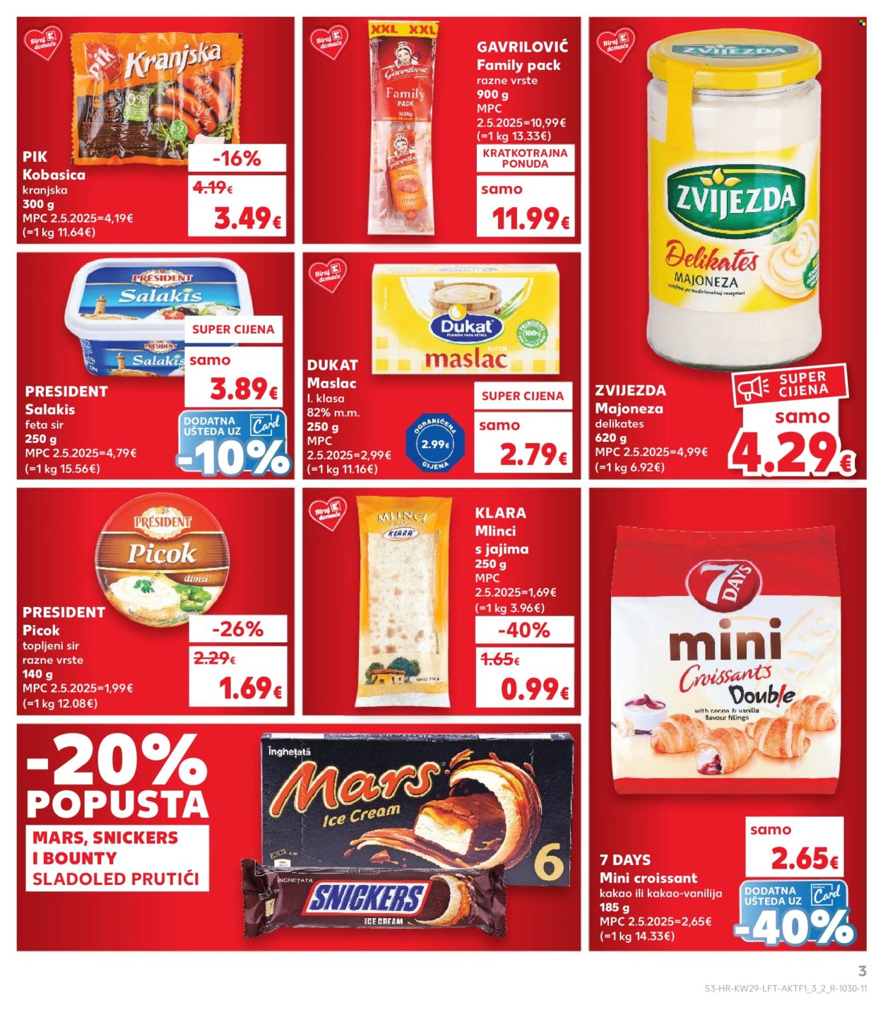 Kaufland katalog - 16.07.2025. - 22.07.2025. Stranica 3