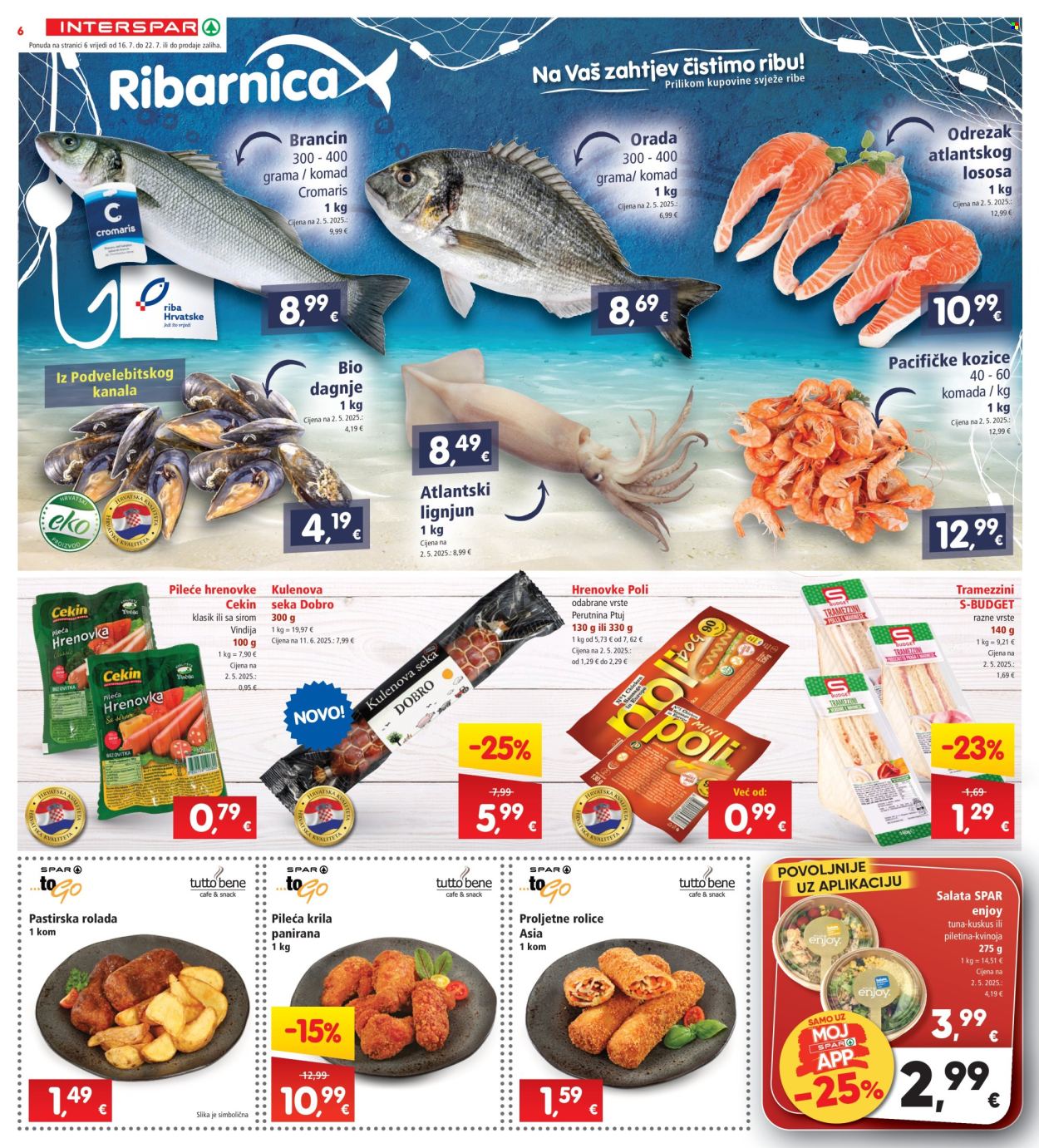 INTERSPAR katalog - 16.07.2025. - 22.07.2025. Stranica 6