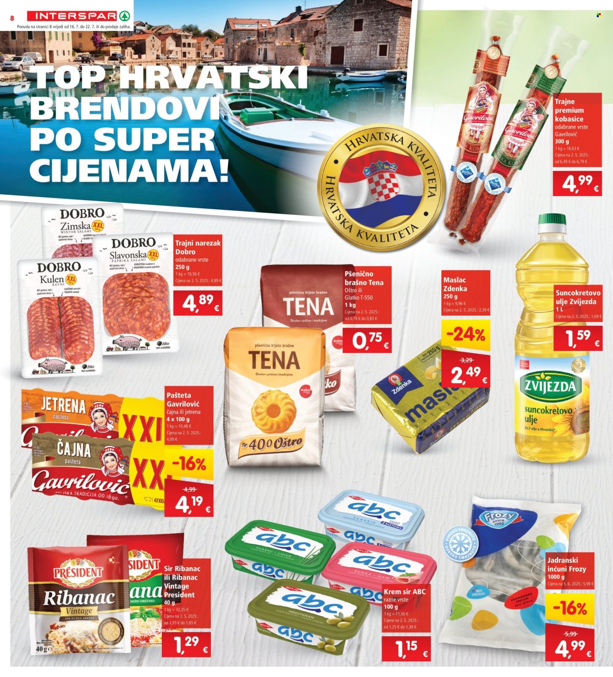 INTERSPAR katalog - 16.07.2025. - 22.07.2025. Stranica 8