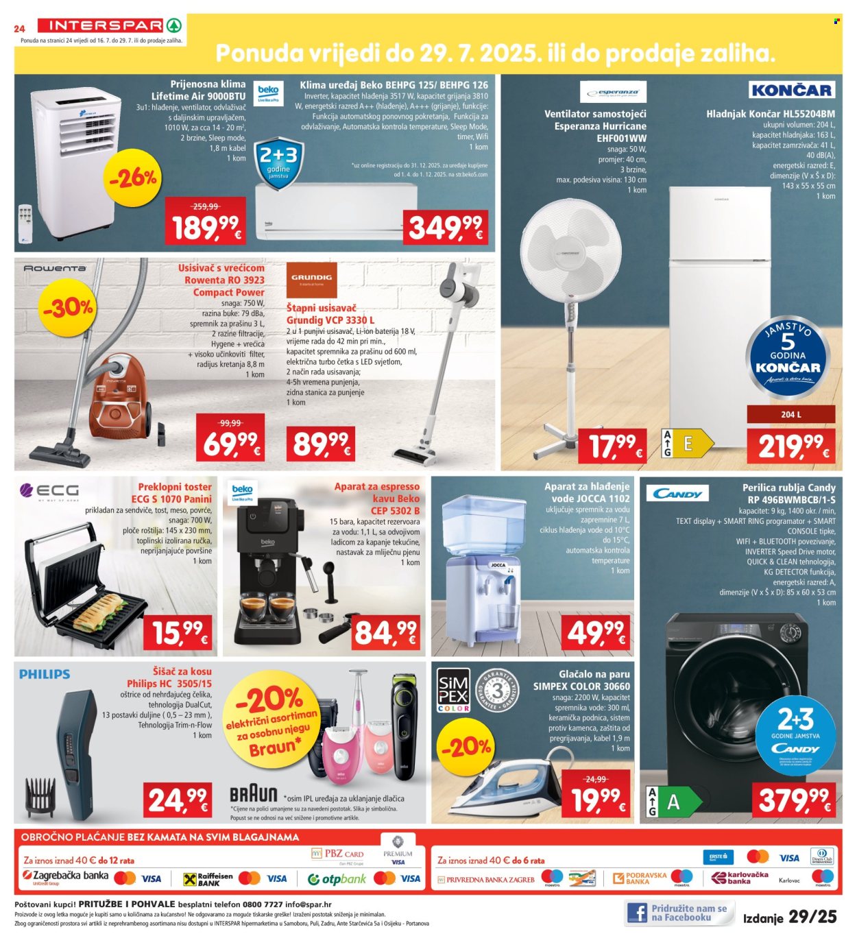 INTERSPAR katalog - 16.07.2025. - 22.07.2025. Stranica 24