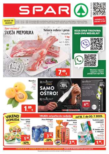SPAR katalog - 16.07.2025. - 22.07.2025.