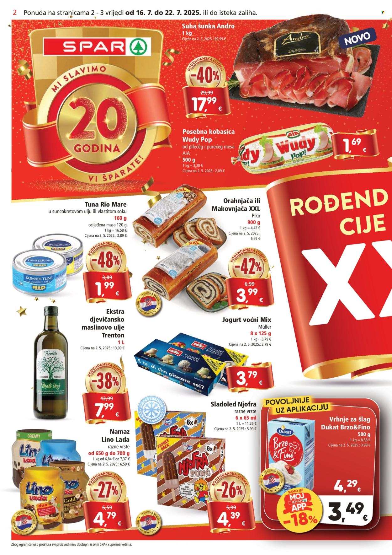 SPAR katalog - 16.07.2025. - 22.07.2025. Stranica 2